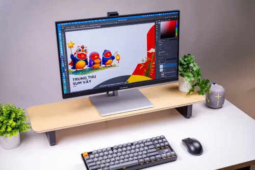 Màn Hình ViewSonic VP2466-2K (24 inch – IPS – 2K QHD – 120Hz – 5ms – USB-C 90W – Loa)